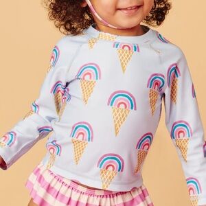 Tea collection ice cream rashgaurd